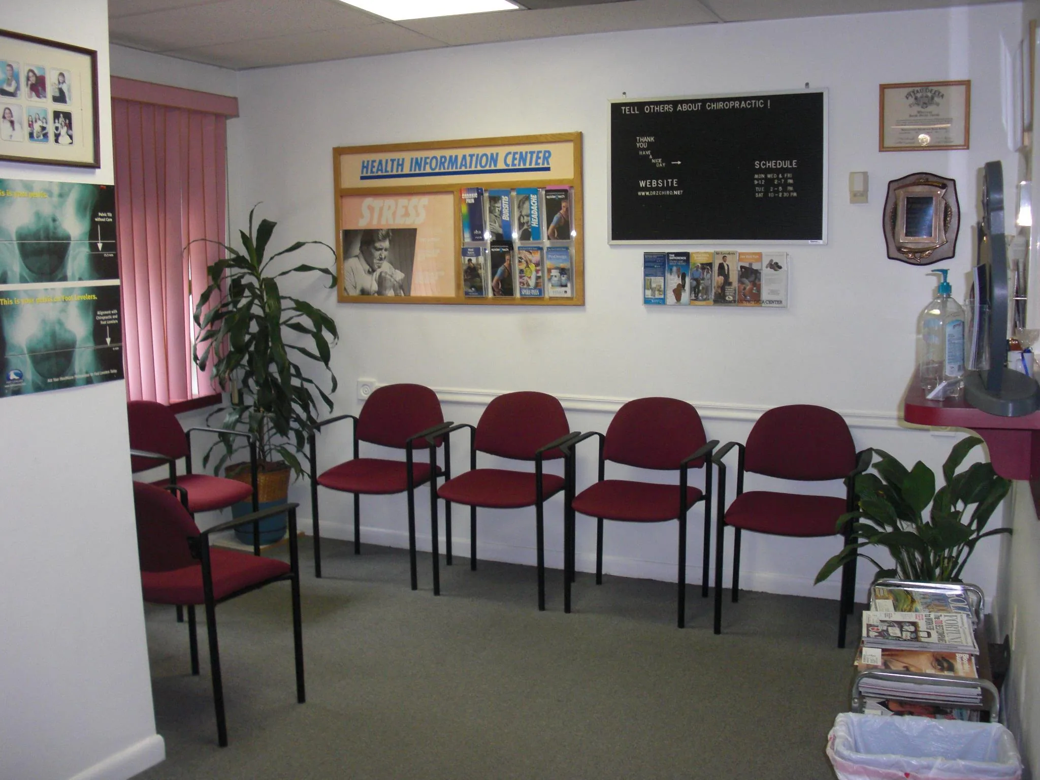 Chiropractor Belleville inside office